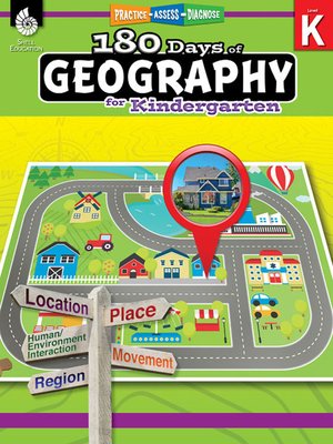 cover image of 180 Days of Geography for Kindergarten: Practice, Assess, Diagnose